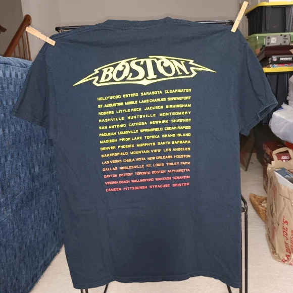 Boston Hyper Space Tour Concert T-Shirt Band Tee Size Med - Picture 3 of 4